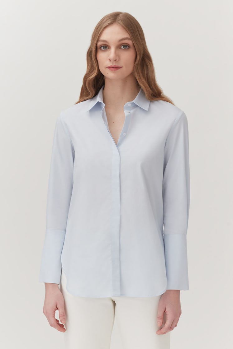 Poplin Overlay Shirt