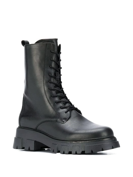 Liam Lace Up Combat Boots