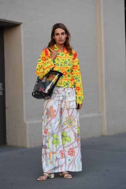 Street Style at New York Fashion Week Spring 2022 - Minimalist