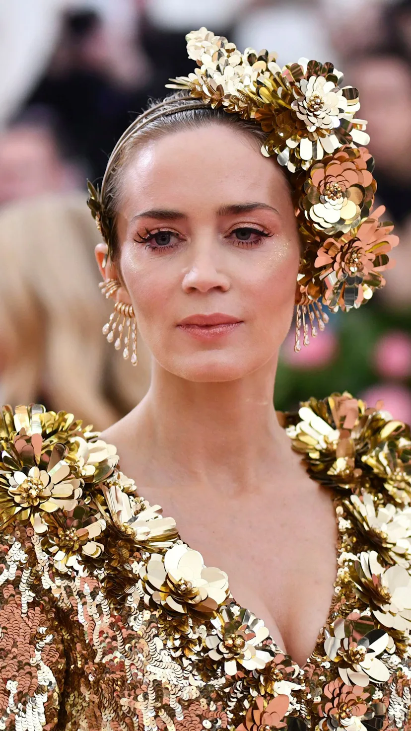 Emily Blunt attends The Metropolitan Museum of Art's Costume Institute benefit gala in 2019.