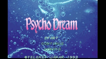 psycho dream title screen