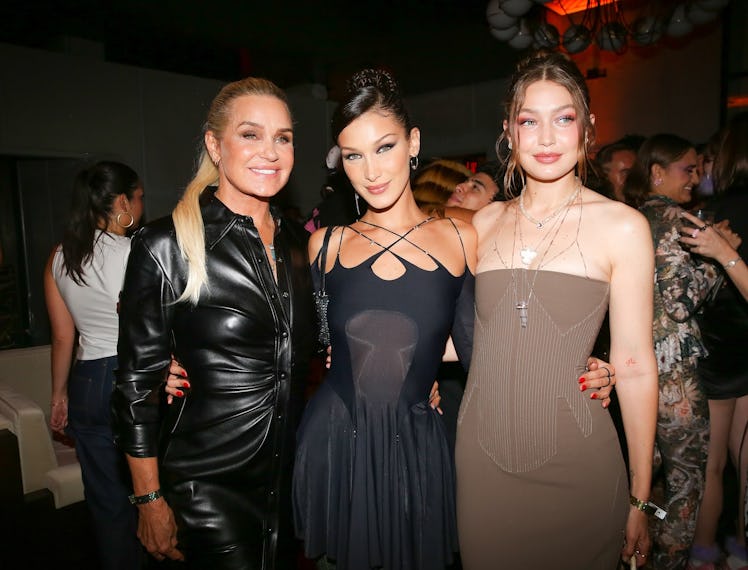 Bella, Yolanda and Gigi Hadid.