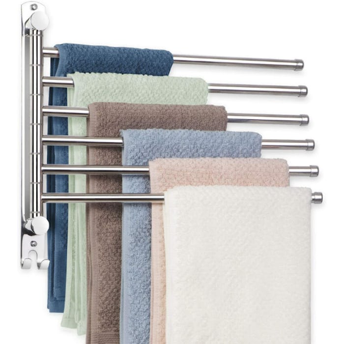 JSVER Wall Mounted Swivel Towel Rack