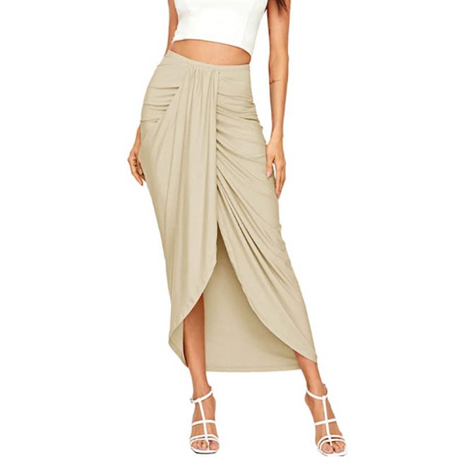 SheIn Asymmetrical Wrap Skirt