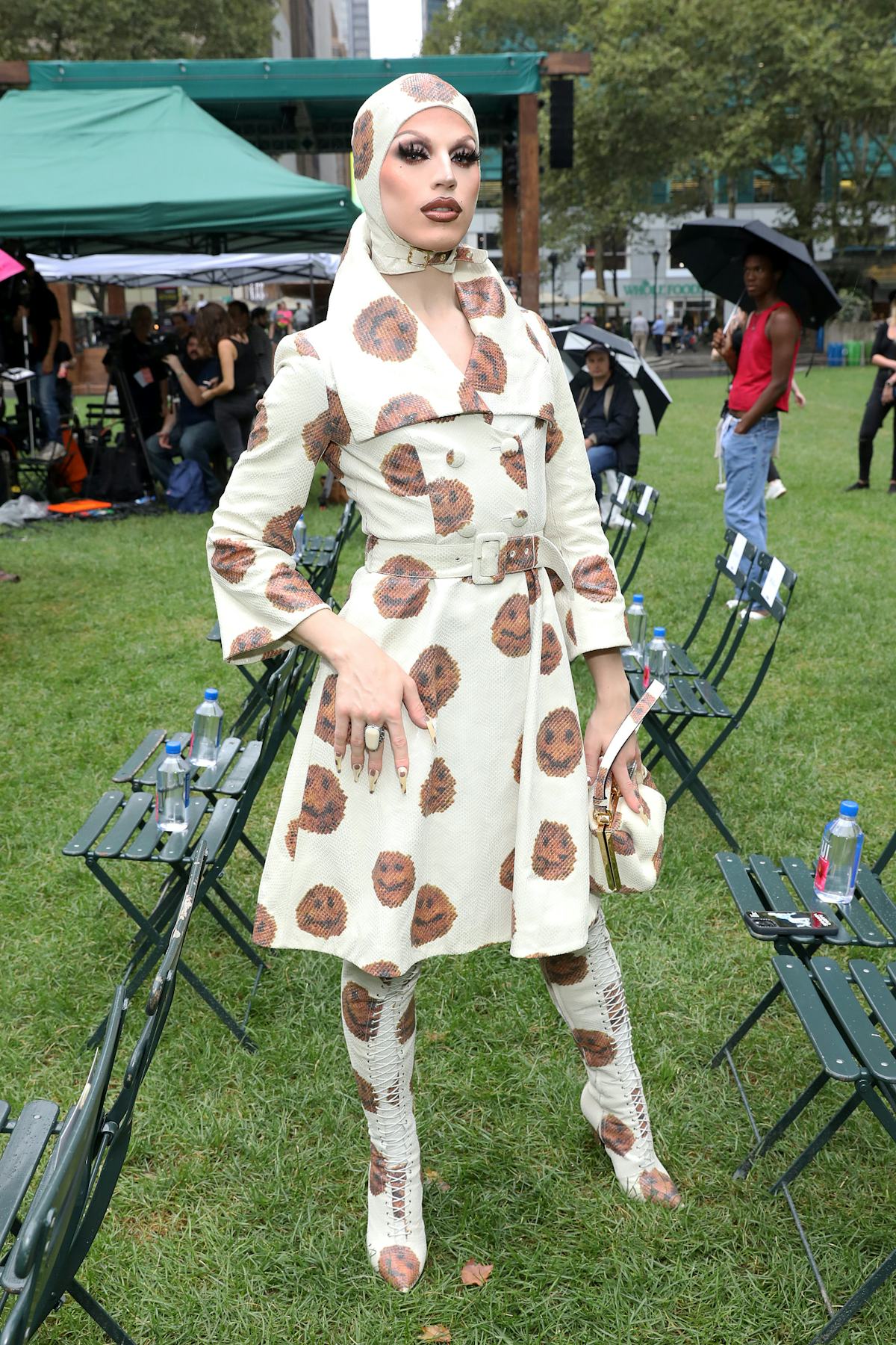 Aquaria attends the Moschino SS22 show on September 09, 2021 in New York City.