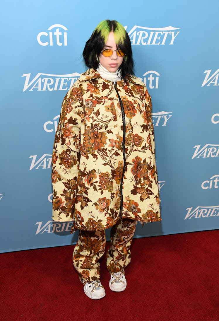 Billie Eilish arrives at the 2019 Variety's Hitmakers Brunch at Soho House on December 07, 2019 in W...