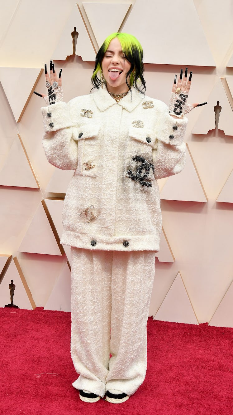 Billie Eilish attends the 92nd Annual Academy Awards at Hollywood and Highland on February 09, 2020 ...