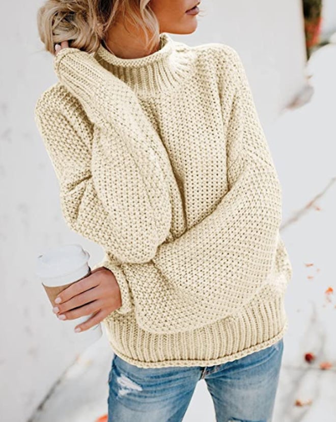 ZESICA Chunky Knitted Turtleneck