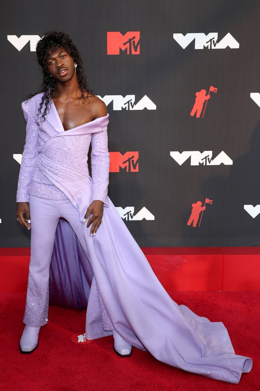 Lil Nas X attends the 2021 MTV Video Music Awards at Barclays Center on September 12, 2021 in the Br...