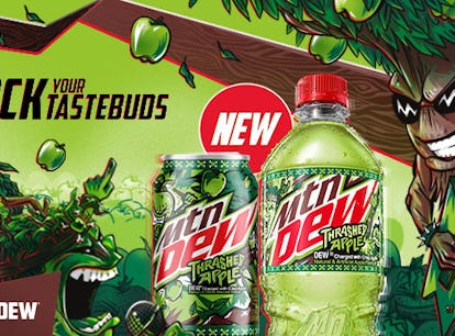 Here's where to buy Mountain Dew Thrashed Apple for extreme fall flavors.