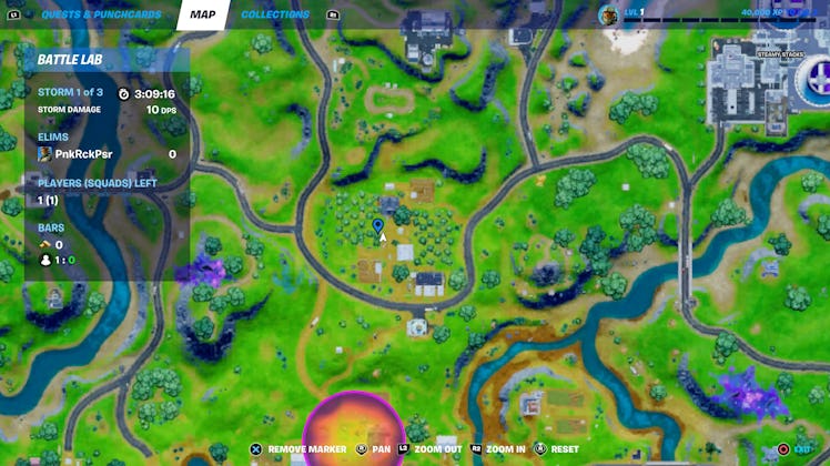 fortnite color bottle location 6-1