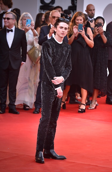 timothee chalamet red carpet