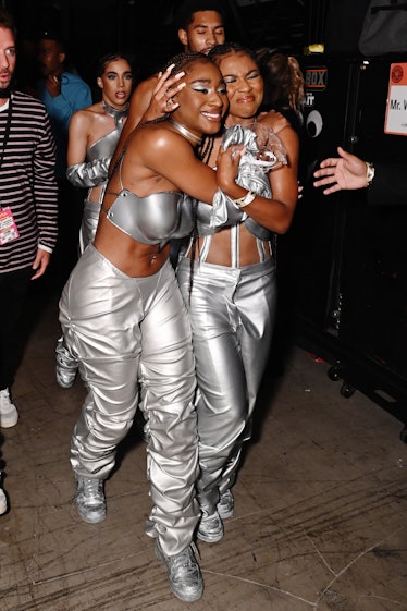 Tinashe and Teyana Taylor at the 2021 VMAs