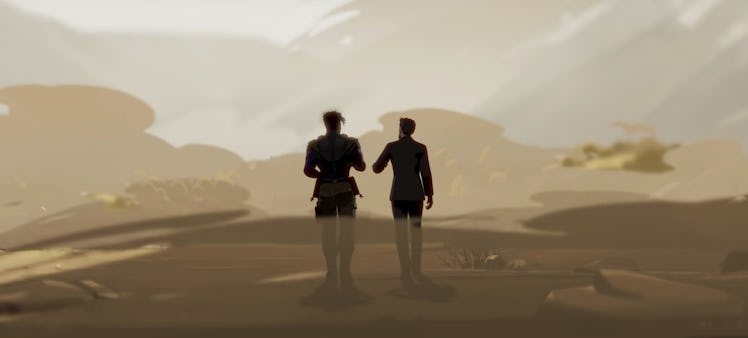 Killmonger and Tony in the desert in What If?