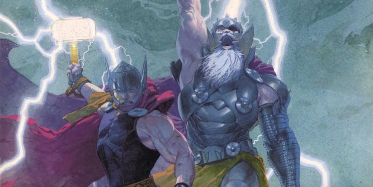 King Thor teams up with his younger self in Thor: God of Thunder Vol. 1 #9