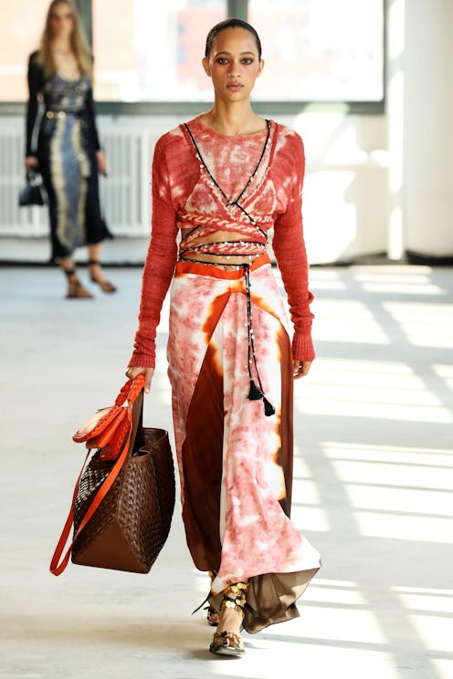 A model walks the runway for Altuzarra during NYFW: The Shows on September 12, 2021 in New York City...