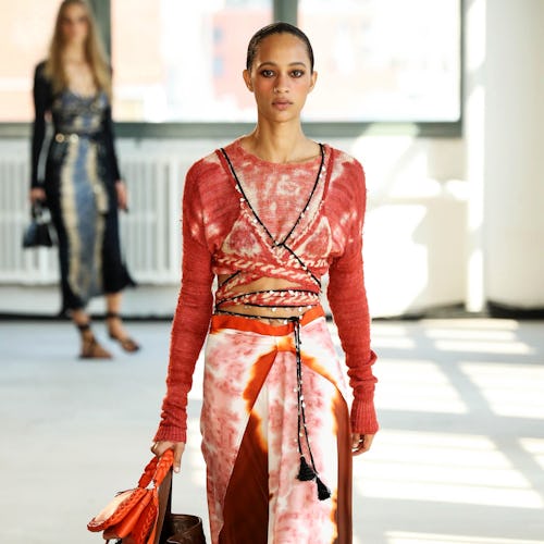 A model walks the runway for Altuzarra during NYFW: The Shows on September 12, 2021 in New York City...
