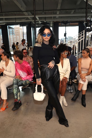 Kehlani attends the front row for Jonathan Simkhai during NYFW: The Shows on September 11, 2021 in N...