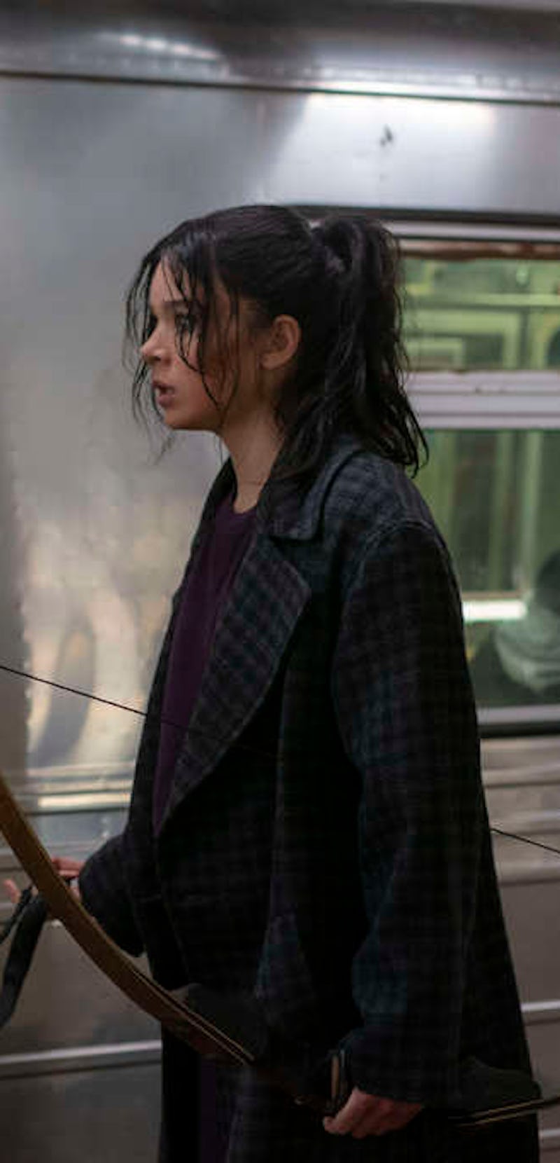 Jeremy Renner and Hailee Steinfeld in "Hawkeye" 