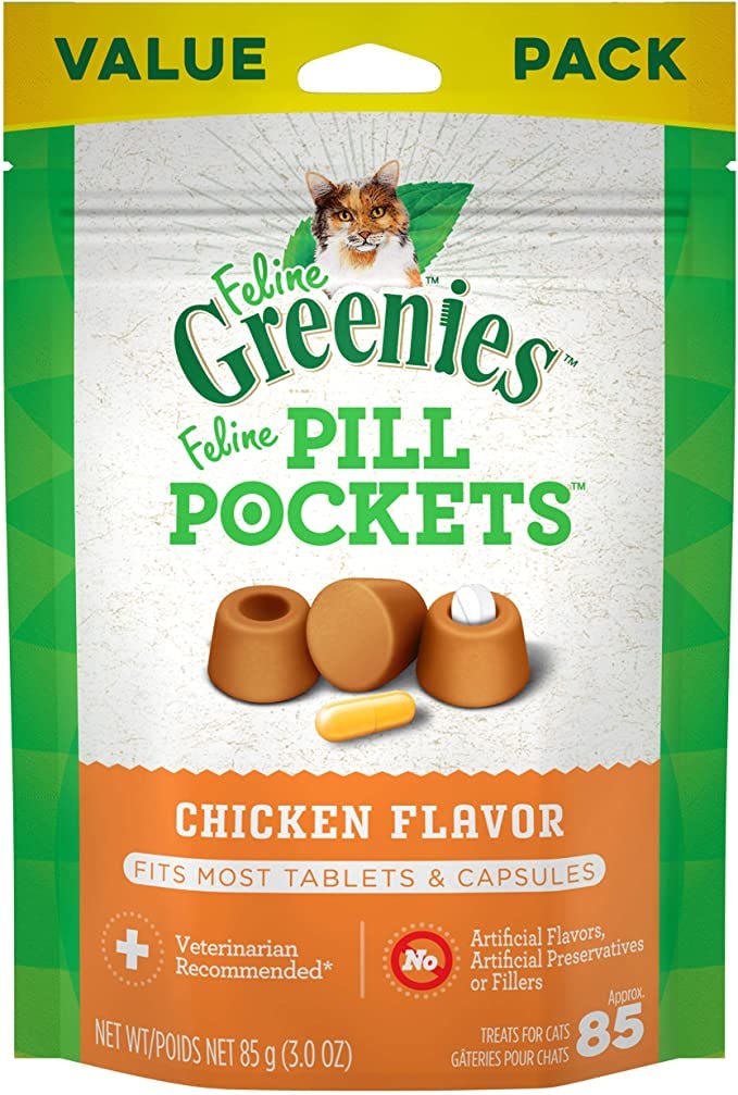 FELINE GREENIES Pill Pockets Cat Treats
