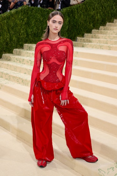  Ella Emhoff attends The 2021 Met Gala Celebrating In America: A Lexicon Of Fashion at Metropolitan ...