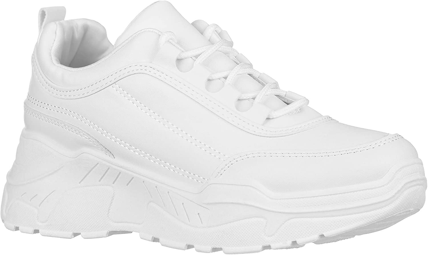 ILLUDE Platform Lace up Sneaker