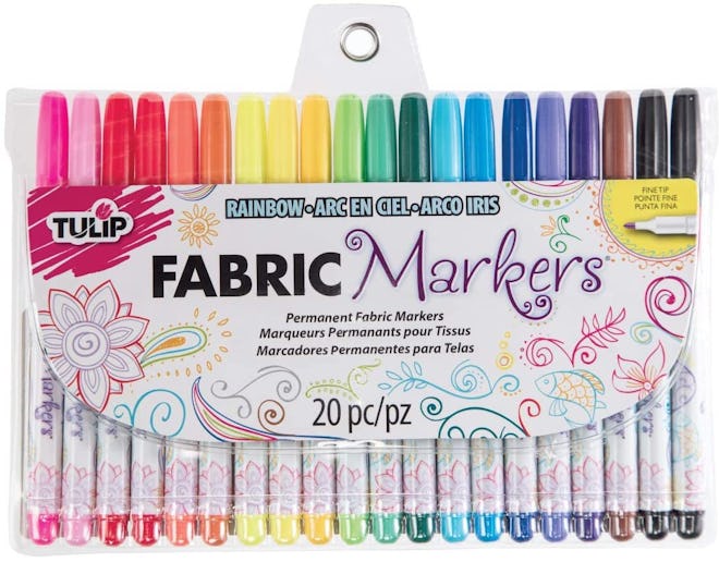Tulip Fine-Tip Fabric Markers (20-Pack)