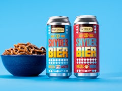 Here's where to buy Snyder's pretzel-flavored beer with Captain Lawrence Brewing.