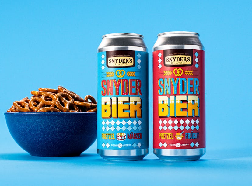 Here's where to buy Snyder's pretzel-flavored beer with Captain Lawrence Brewing.