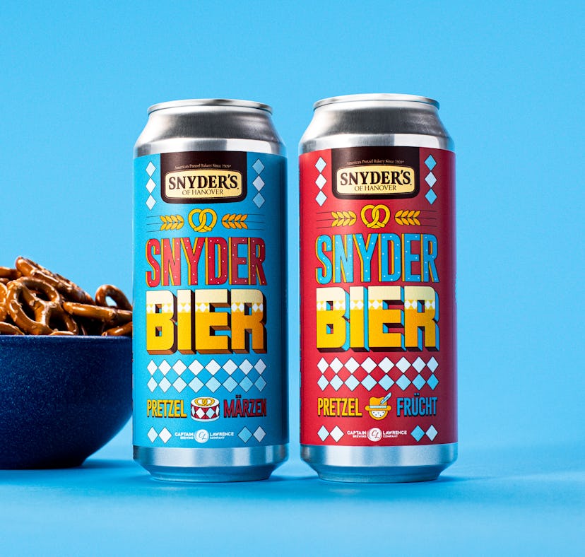 Here's where to buy Snyder's pretzel-flavored beer with Captain Lawrence Brewing.