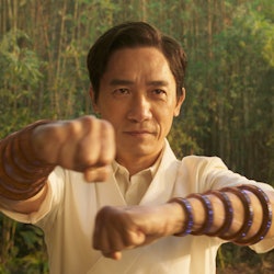 Tony Leung wears magical bangles in 'Shang-Chi and the Legend of the Ten Rings.'