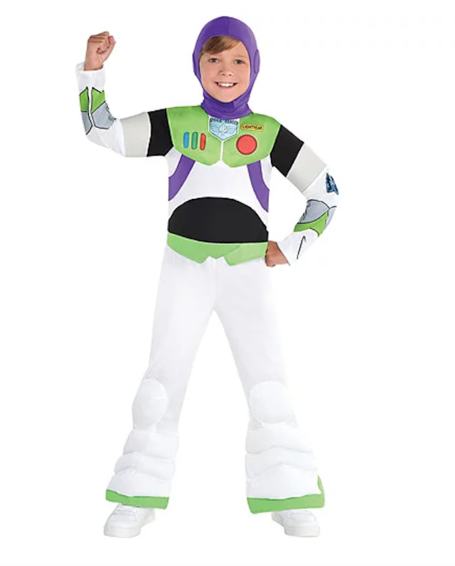 Little boy dressed up as Buzz Lightyear from "Toy Story"