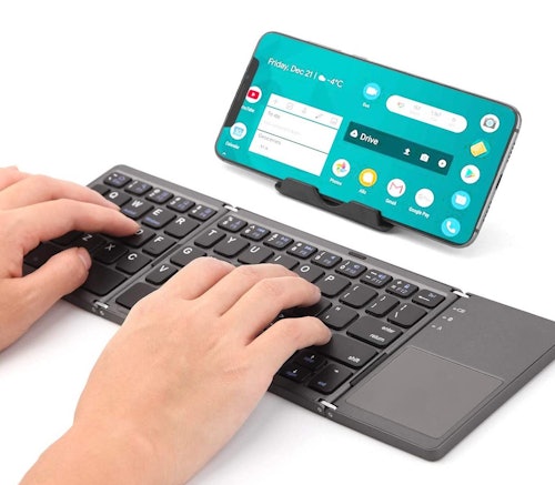 Samsers Foldable Bluetooth Keyboard With Touch Pad
