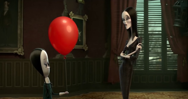 Addams Family stars Charlize Theron and Oscar Isaac