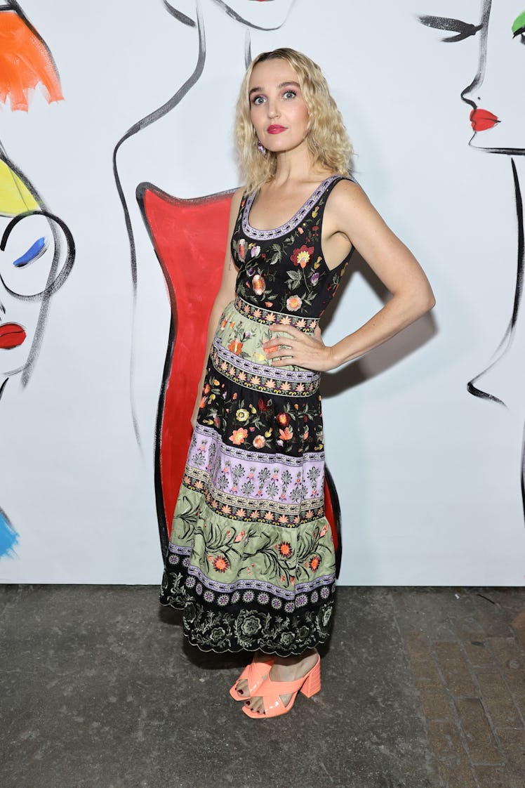 Chloe Fineman attends alice + olivia by Stacey Bendet during September 2021 - New York Fashion Week:...