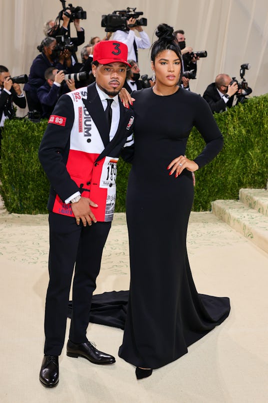 Chance the Rapper and Kirsten Corley at the 2021 Met Gala