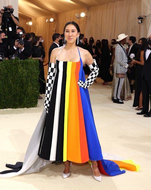Eva Chen attends The 2021 Met Gala Celebrating In America: A Lexicon Of Fashion at Metropolitan Muse...