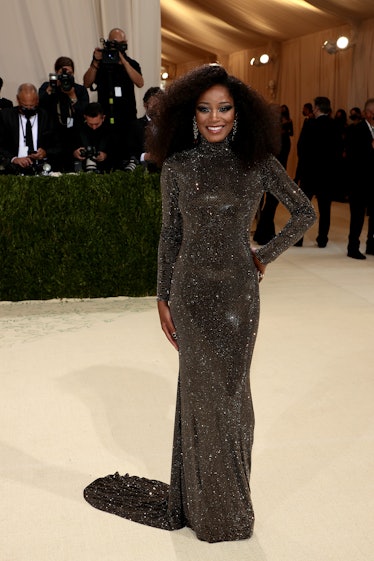 Keke Palmer attends The 2021 Met Gala Celebrating In America: A Lexicon Of Fashion at Metropolitan M...