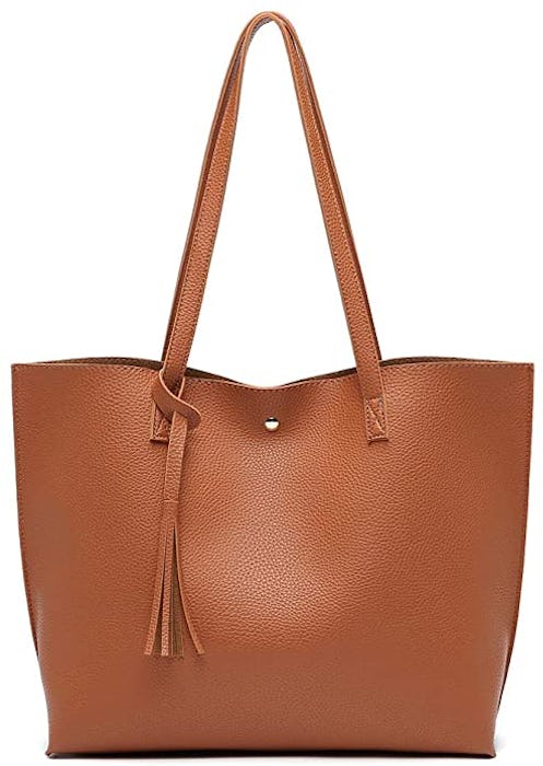 Dreubea Soft Faux Leather Tote