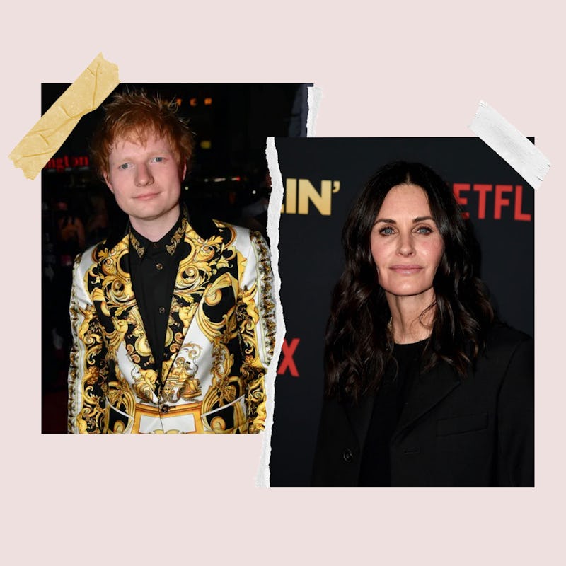 Ed Sheeran Courteney Cox