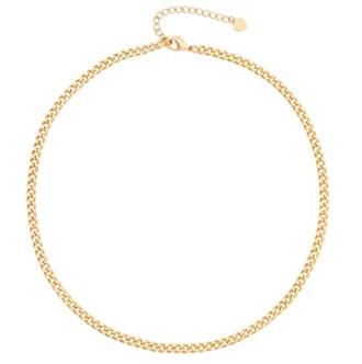 Aobei Gold Paperclip Necklace