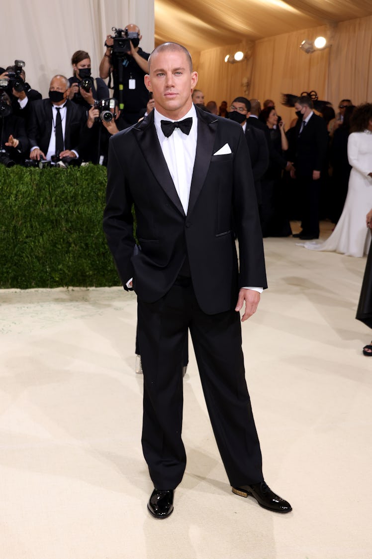Channing Tatum attends The 2021 Met Gala Celebrating In America: A Lexicon Of Fashion at Metropolita...