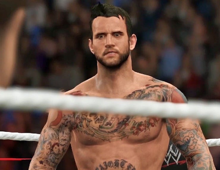 CM Punk from WWE 2K17