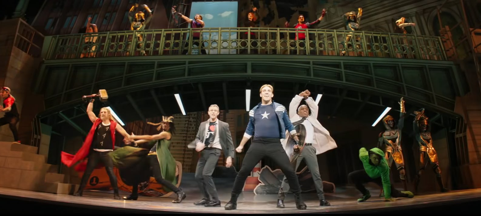 A &lsquo;Rogers the Musical&rsquo; character is one of several Marvel Easter eggs in &lsquo;Hawkeye.&rsquo; Screenshot via M&hellip;