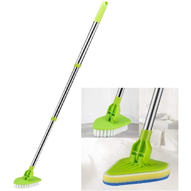 Globalstore Floor Scrub Brush with Adjustable Long Handle