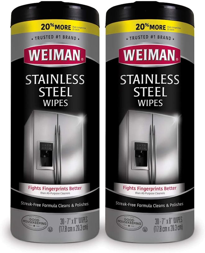 Weiman Stainless Steel Wipes and Polish Kit 