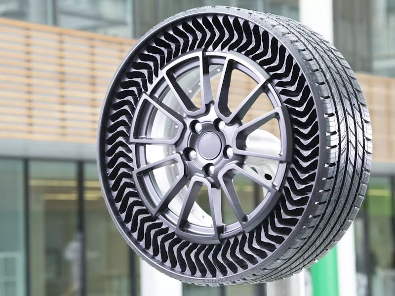 Michelin has previewed a new airless tire design for passenger vehicles.