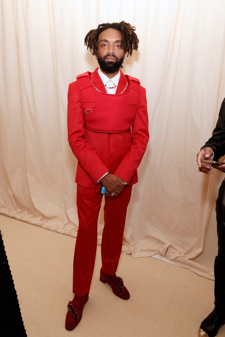 Kerby Jean-Raymond attends The 2021 Met Gala Celebrating In America: A Lexicon Of Fashion at Metropo...