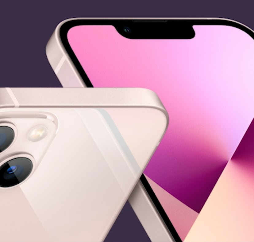 The new iPhone 13 lineup includes a pretty pink color.