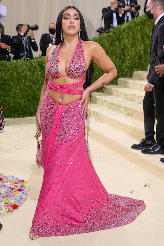 Lourdes Leon attends The 2021 Met Gala Celebrating In America: A Lexicon Of Fashion at Metropolitan ...